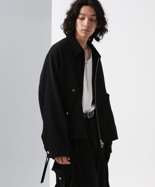 新品　HARE ジップアップ　ブルゾン　Mサイズ　グレー　ジャケット　hare HARE 「HARE」 ジップアップブルゾン MEDIUM グレー メンズ