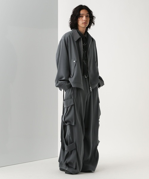 HARE 「HARE」 ジップアップブルゾン MEDIUM グレー メンズ