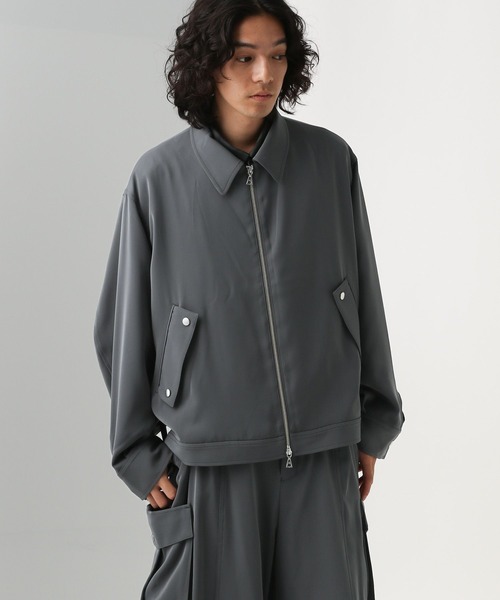 新品　HARE ジップアップ　ブルゾン　Mサイズ　グレー　ジャケット　hare HARE 「HARE」 ジップアップブルゾン MEDIUM グレー メンズ