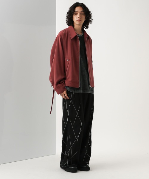 HARE 「HARE」 ジップアップブルゾン MEDIUM グレー メンズ