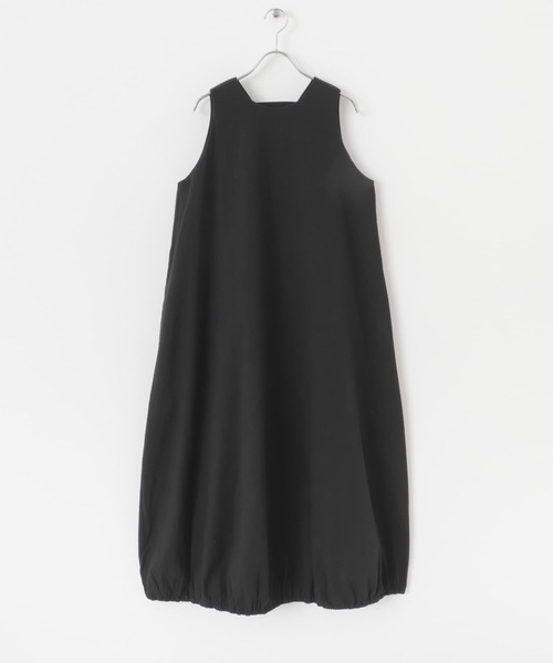 Amomento 黒のノースリーブバルーンワンピース ITEMS URBANRESEARCH ワンピース ノースリーブバルーン