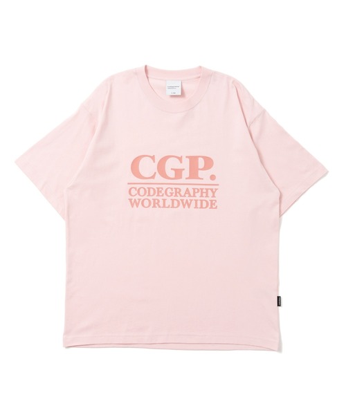 Tシャツ・カットソー codegraphy Square Logo Short Sleeve T-Shirt Charcoal CBEUUTS codegraphy tシャツ CGP Square Logo Short Sleeve T-Shirt