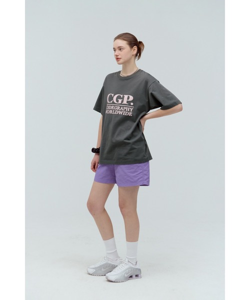 Tシャツ・カットソー codegraphy Square Logo Short Sleeve T-Shirt Dark Navy CBEUUT codegraphy tシャツ CGP Square Logo Short Sleeve T-Shirt