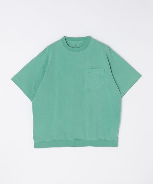 SHIPS: ピグメント スウェット ショートスリーブ Tシャツ SHIPS tシャツ SHIPS: ピグメント スウェット ショートスリーブ