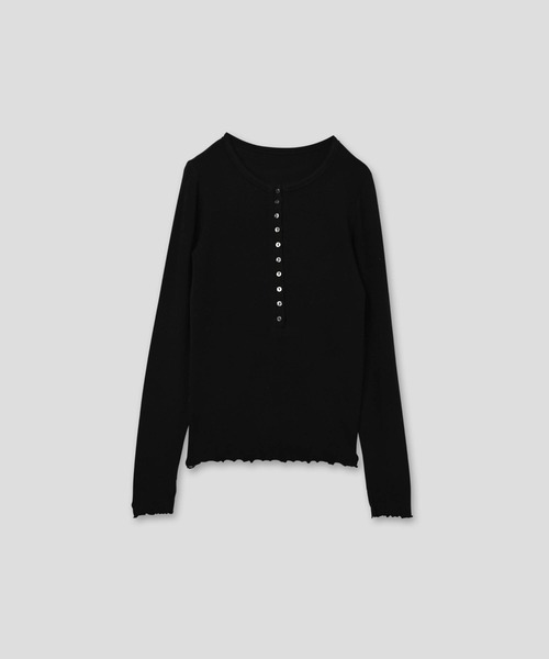 tシャツ 「KHA:KI / カーキ」W/TEN HENLY NECK TOP レディース
