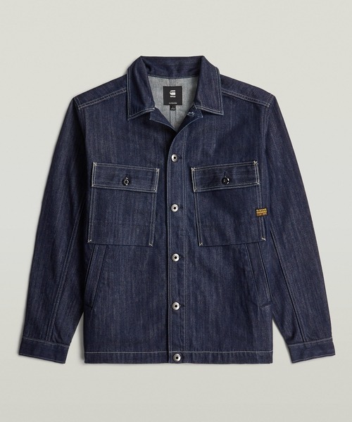 ねぎ様 G-STAR RAW デニムジャケット gジャン MOSA OVERSHIRT/デニムシャツ