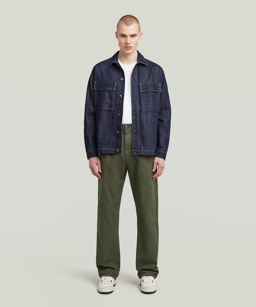 ねぎ様 G-STAR RAW デニムジャケット gジャン MOSA OVERSHIRT/デニムシャツ