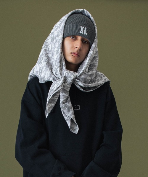 XLARGE ストール マフラー DIGITAL CAMO JACQUARD SCARF メンズ