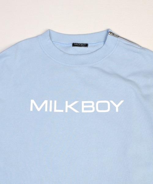 MILKBOY（ミルクボーイ） トレーナー スウェット ZIP LOGO スウェット