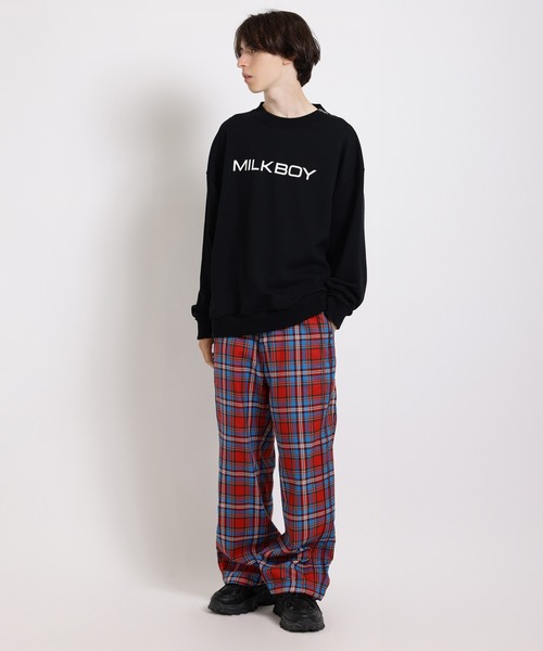 MILKBOY（ミルクボーイ） トレーナー スウェット ZIP LOGO スウェット