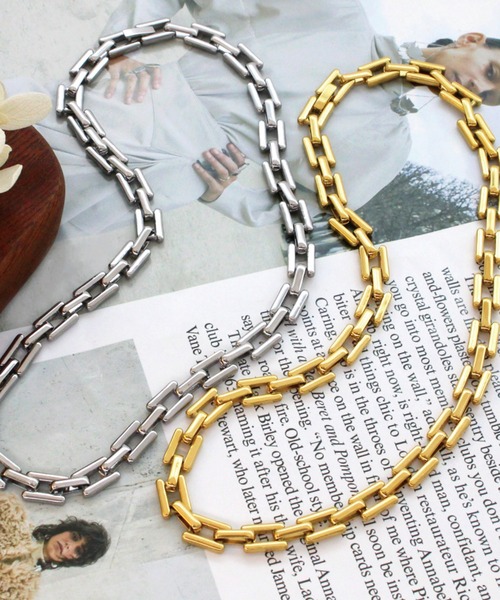 ADDITION STORE ネックレス 「ちょっとゴツメ」Deformed Chain