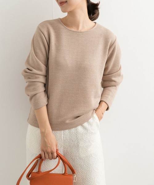 「URBAN RESEARCH DOORS」 長袖カットソー MEDIUM チャコールグレー レディース