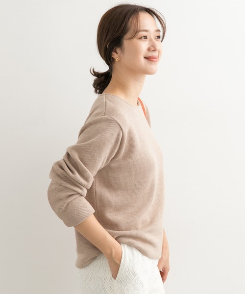 「URBAN RESEARCH DOORS」 長袖カットソー MEDIUM チャコールグレー レディース