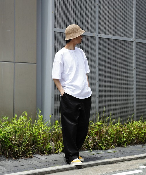 POPUP販売 OVY 新作最強チノパン BLACK Mサイズ liftup-stdworkpants-navy-