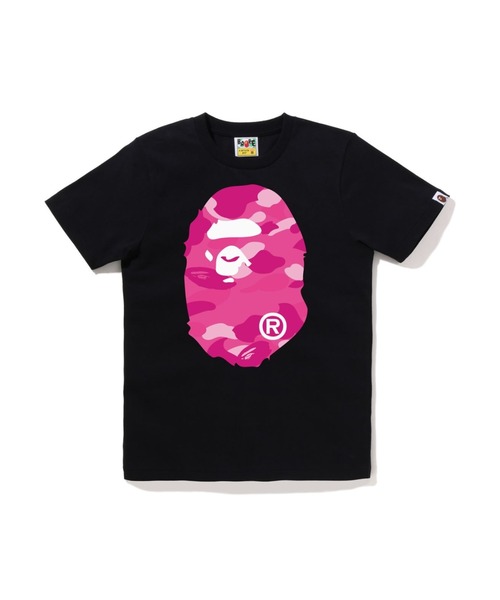 APE エイプ tシャツ Lサイズ ピンク 迷彩 カモフラージュ柄 A BATHING APE（アベイシングエイプ） tシャツ COLOR CAMO BIG APE