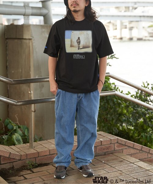STAR WARS（スター・ウォーズ） tシャツ エピソード1 ロゴTシャツ
