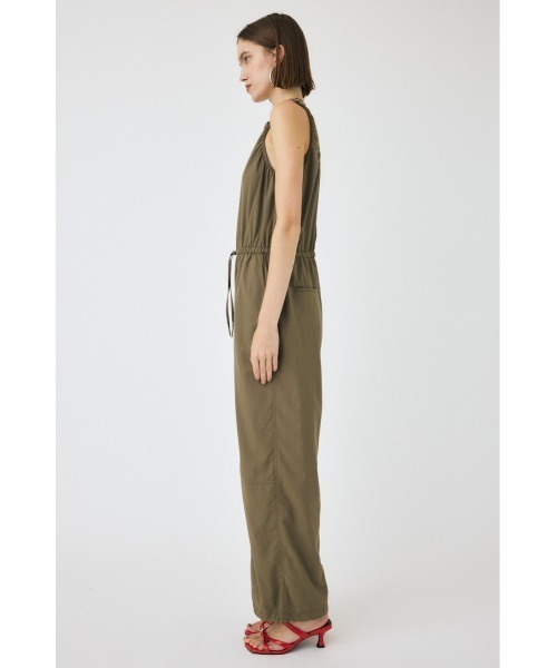 MOUSSY オールインワン NYLON GATHER ジャンプスーツ レディース