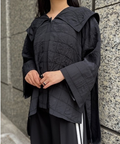 ADORE ブルゾン アウター シュリンクWジャガードジャケット