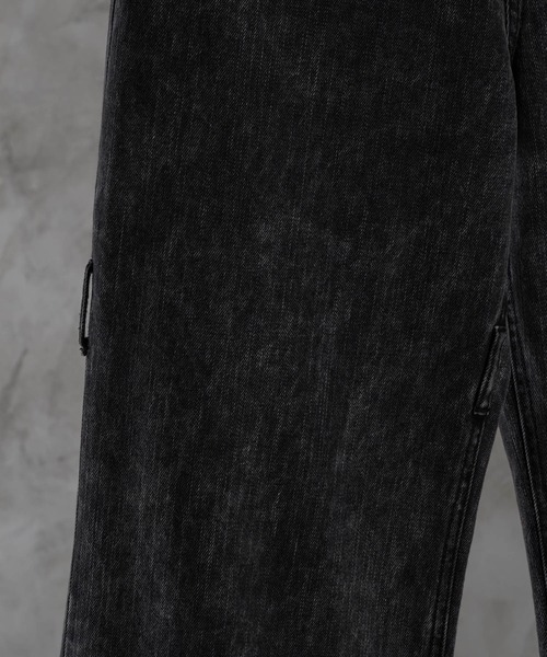 新品❗️ADRER black gradation BLACK DENIM NARROW CIRCUS PANTS / GRAY FADE ブラ
