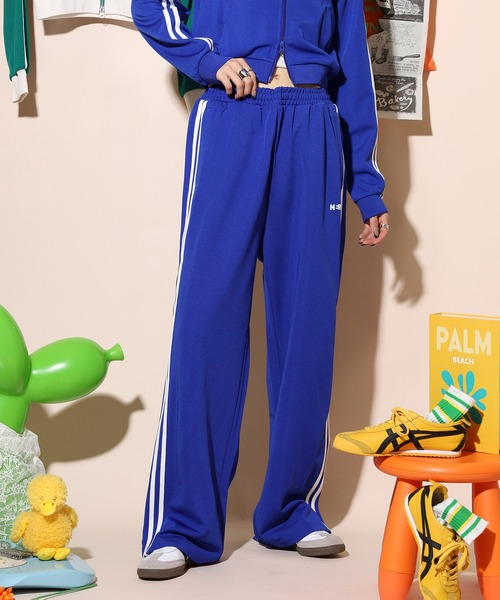 NERDY ワイドパンツ スウェットパンツ ジャージ ニューヨークトラック