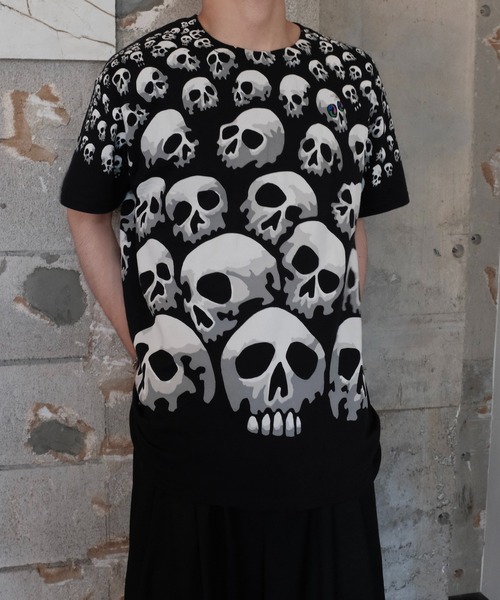 2AM tシャツ LIQUID BLUE リキッドブルー / ”skull”TEE スカル