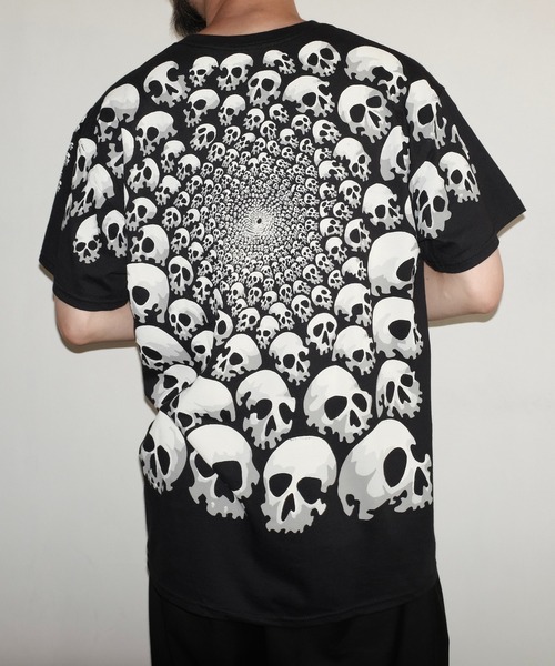 2AM tシャツ LIQUID BLUE リキッドブルー / ”skull”TEE スカル