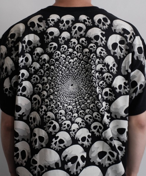 2AM tシャツ LIQUID BLUE リキッドブルー / ”skull”TEE スカル