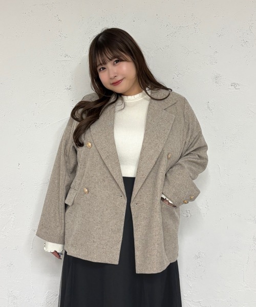 Louiosy（ルオシー） ジャケット テーラードジャケット 「大きいサイズ