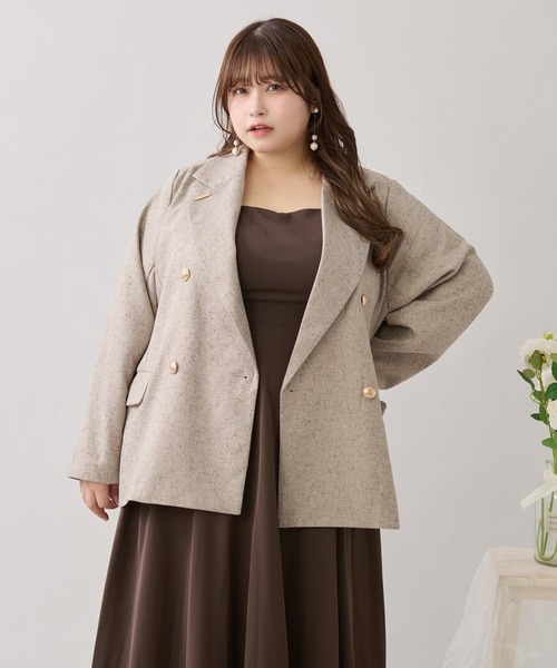 Louiosy（ルオシー） ジャケット テーラードジャケット 「大きいサイズ