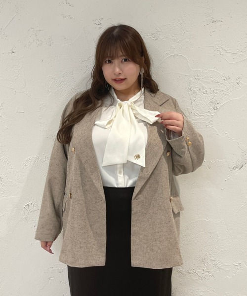 Louiosy（ルオシー） ジャケット テーラードジャケット 「大きいサイズ