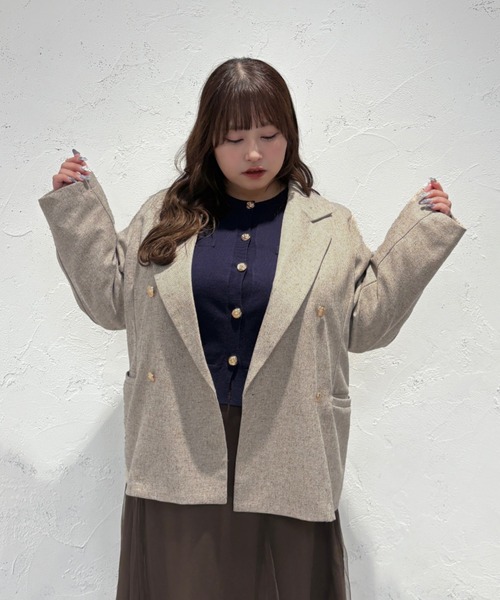 Louiosy（ルオシー） ジャケット テーラードジャケット 「大きいサイズ