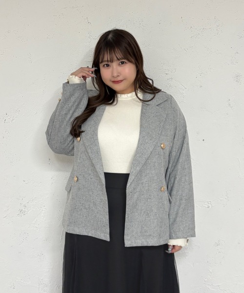 Louiosy（ルオシー） ジャケット テーラードジャケット 「大きいサイズ