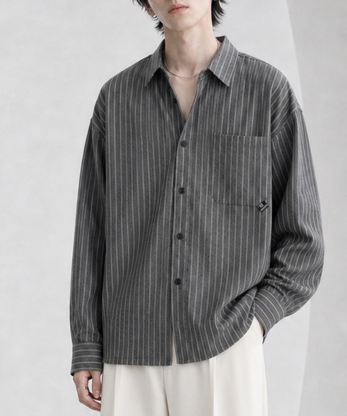 シャツ メンズストライプシャツ メンズ レディース : ZOZOTOWN Yahoo