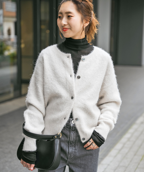 spick&span シアーハイネックプルオーバー 新色有り / 追加2》シアーハイネックプルオーバー（Tシャツ/カットソー