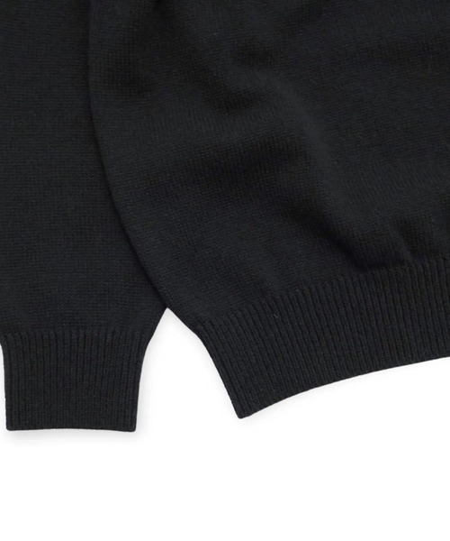 yoko sakamoto ニット　メンズ　サイズL YOKO SAKAMOTO / ヨーコサカモト / Crew Neck Pullover / Sumi Ink