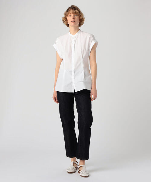 「TOMORROWLAND」 半袖ブラウス 36 ライトブルー レディース_画像3