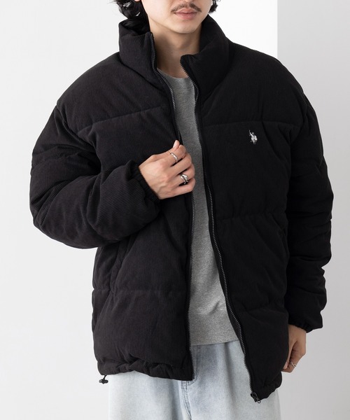 U.S. POLO ASSN. コーデュロイ ダウンジャケット 3L U.S. POLO ASSN.（ユーエスポロアッスン） ダウンジャケット ダウン