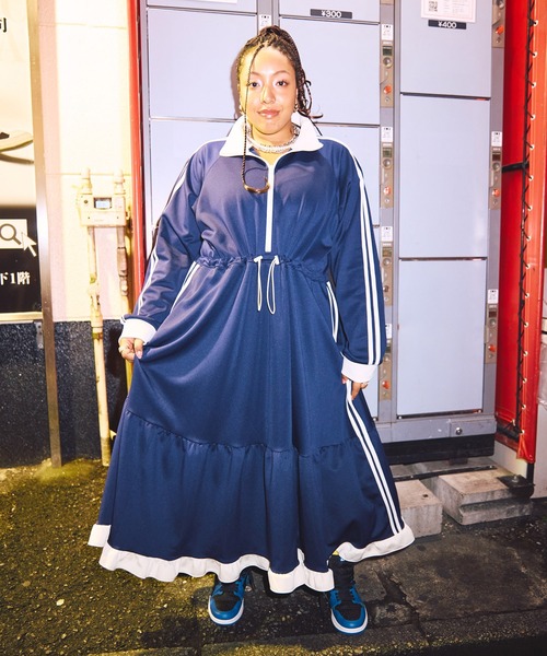 クリスマスに！36300円新品　グレースコンチネンタル　マルチジャージワンピース PUNYUS（プニュズ） ワンピース フリルジャージワンピース : ZOZOTOWN