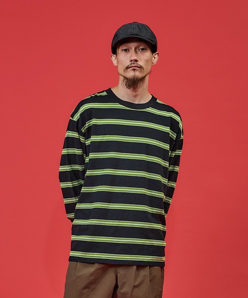 WALLA WALLA SPORT（ワラワラスポーツ） tシャツ L/S STRIPE TEE