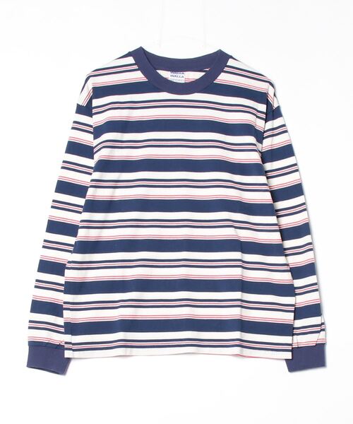 WALLA WALLA SPORT（ワラワラスポーツ） tシャツ L/S STRIPE TEE
