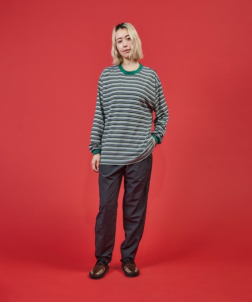 WALLA WALLA SPORT（ワラワラスポーツ） tシャツ L/S STRIPE TEE