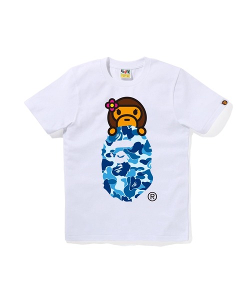 A BATHING APE（アベイシングエイプ） tシャツ ABC CAMO LISA ON APE