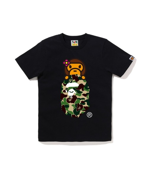 A BATHING APE（アベイシングエイプ） tシャツ ABC CAMO LISA ON APE