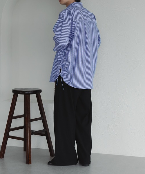 「epnok」 半袖シャツ LARGE ダークグレー メンズ_画像7