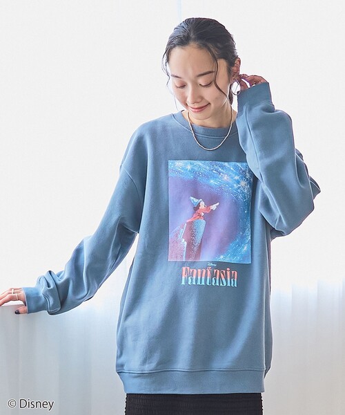 Disney　ミッキーマウス　ファンタジア　ヴィンテージ　トレーナー 古着 90s USA製 Walt Disney World ミッキー ファンタジア スウェット