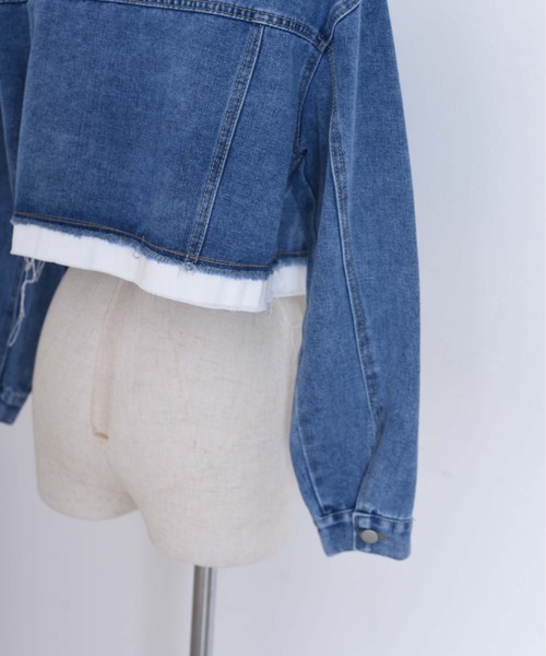 Eimee Law（エイミーロウ） デニムジャケット 38 ブルー レディース