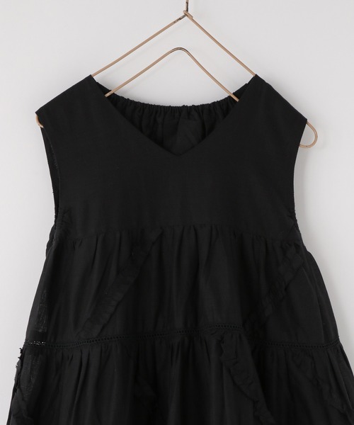 「LOWRYS FARM」 「KIDS」ノースリーブワンピース 130cm ブラック キッズ_画像2