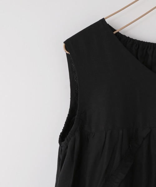 「LOWRYS FARM」 「KIDS」ノースリーブワンピース 130cm ブラック キッズ_画像3