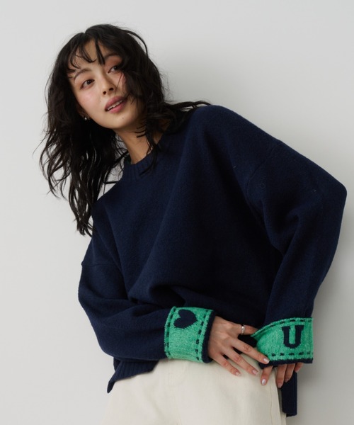 Unitage（ユニテージ） ニット セーター シークレットロゴニットプル