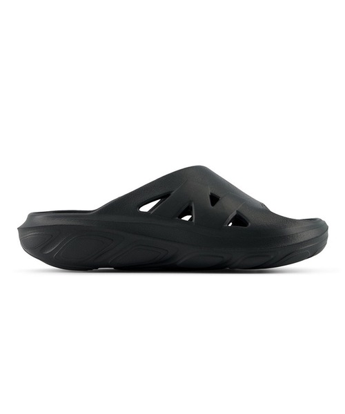 「New Balance」 フラットサンダル 26.0cm ブラック レディース_画像4